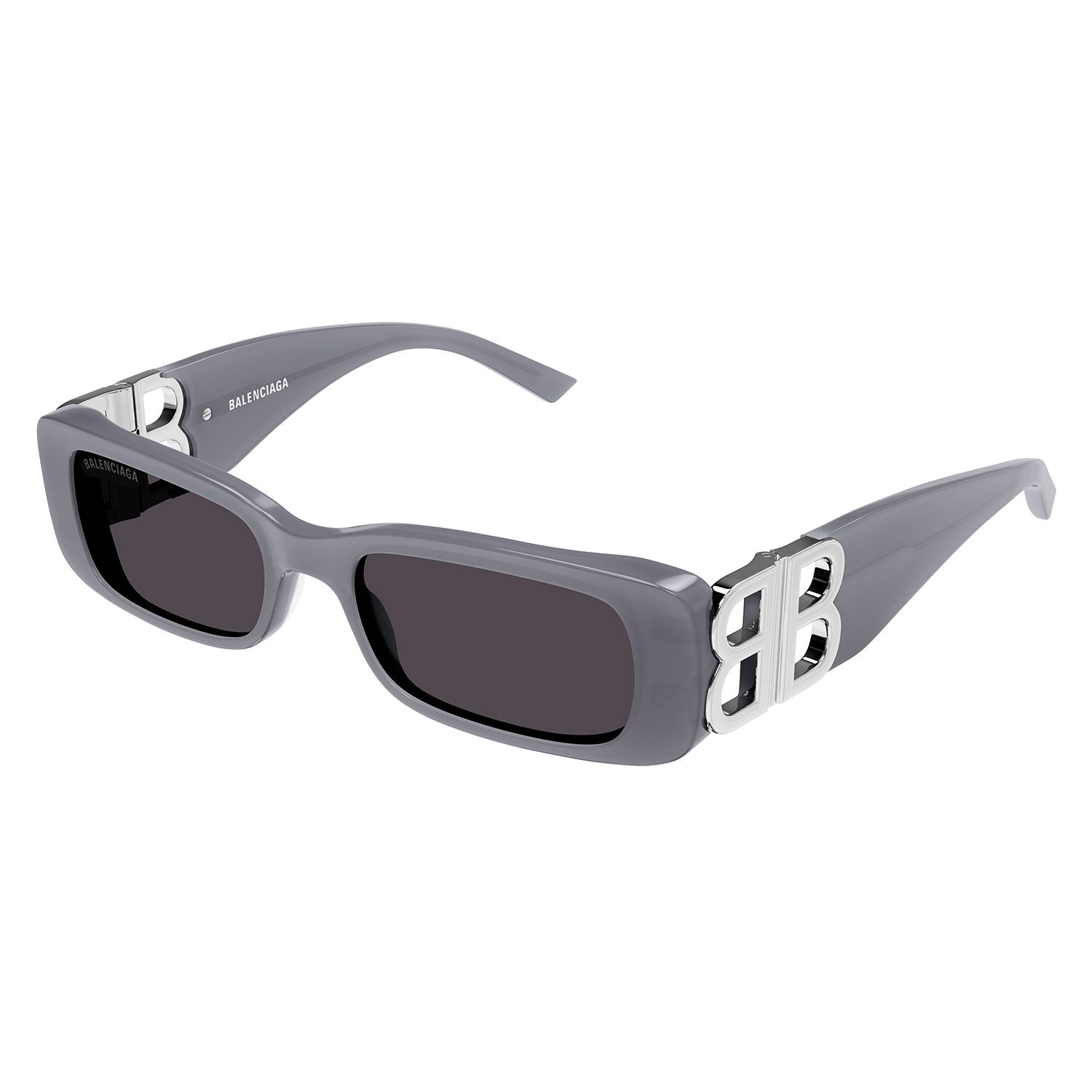 BB0096S Grey recycled acetate Sunglasses - Shiny Grey