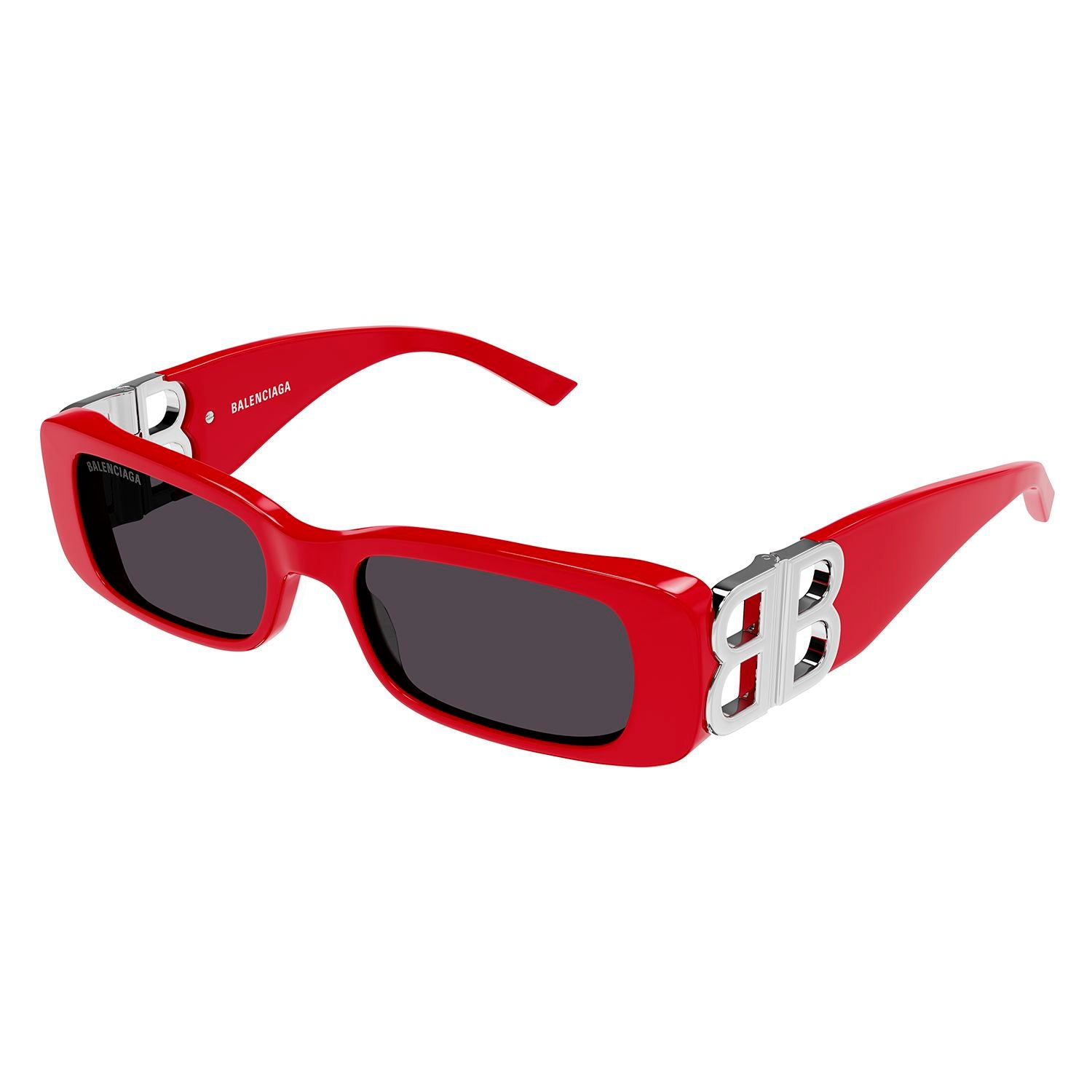 BB0096S Red recycled acetate Sunglasses - Shiny Red