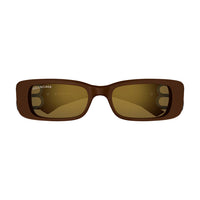 BB0096S Brown recycled acetate Sunglasses - Shiny Brown