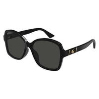 GG0765SA Black injection Sunglasses - Shiny Black