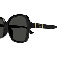 GG0765SA Black injection Sunglasses - Shiny Black