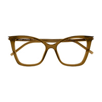 SL 386 Brown recycled acetate Optical Frames - Shiny Transparent Brown