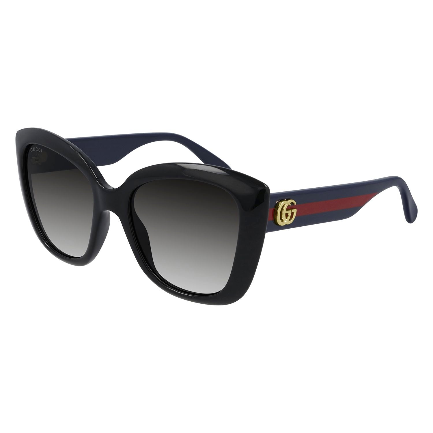 GG0860S Black injection Sunglasses - Shiny Black