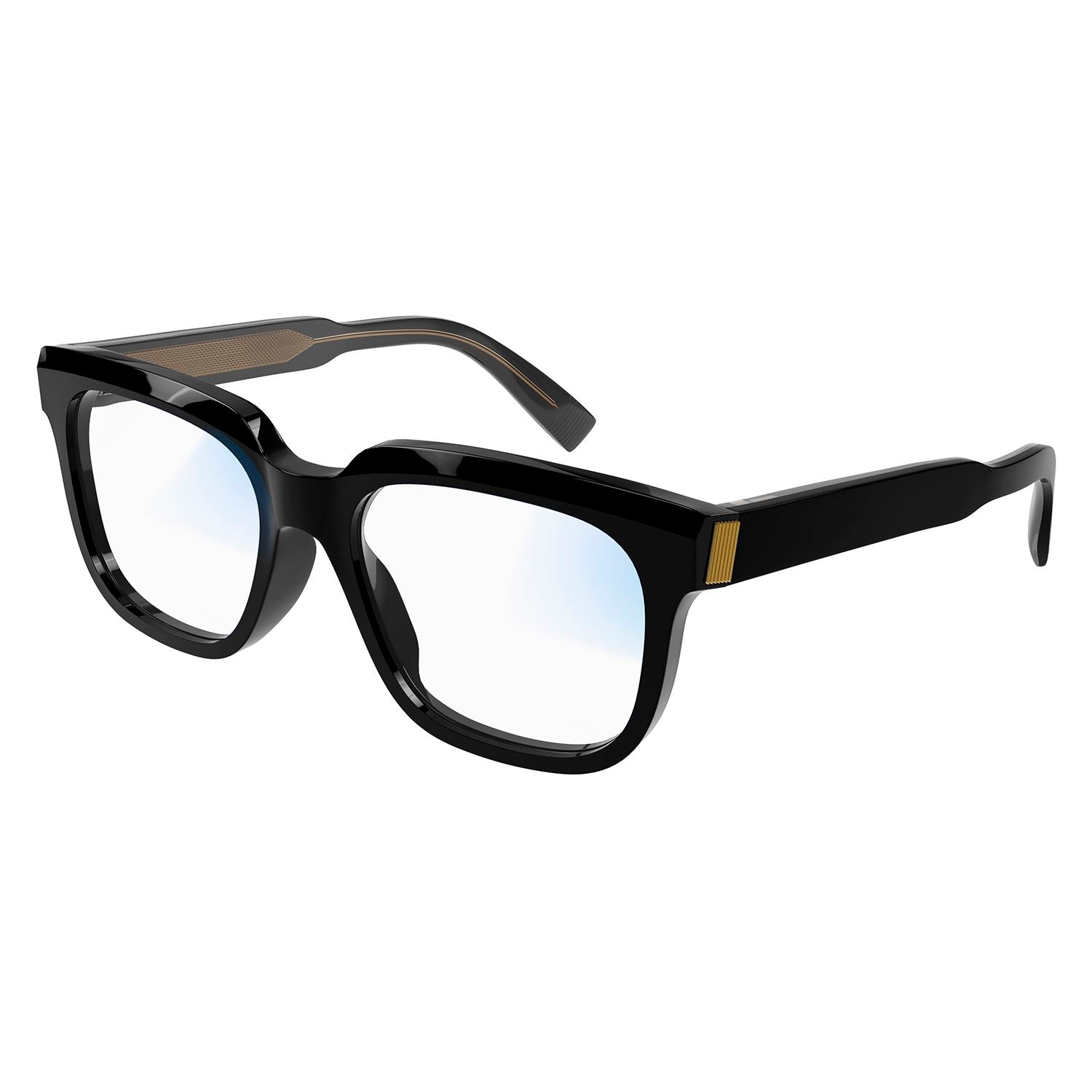 DU0002S Black recycled acetate Sunglasses - Shiny Black