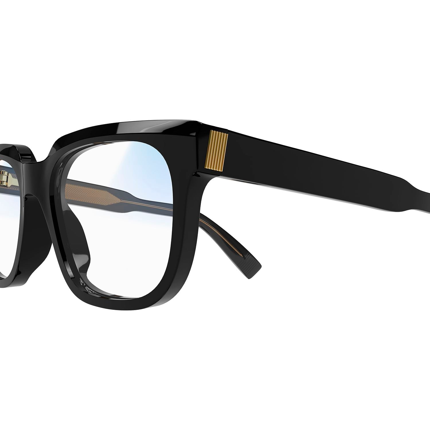 DU0002S Black recycled acetate Sunglasses - Shiny Black