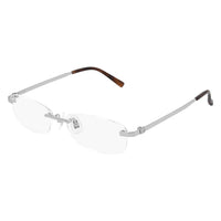 DU0017OJ Silver titanium Optical Frames - Shiny Silver