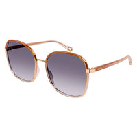 CH0031S Orange injection Sunglasses - Shiny Gradient Transparent Orange