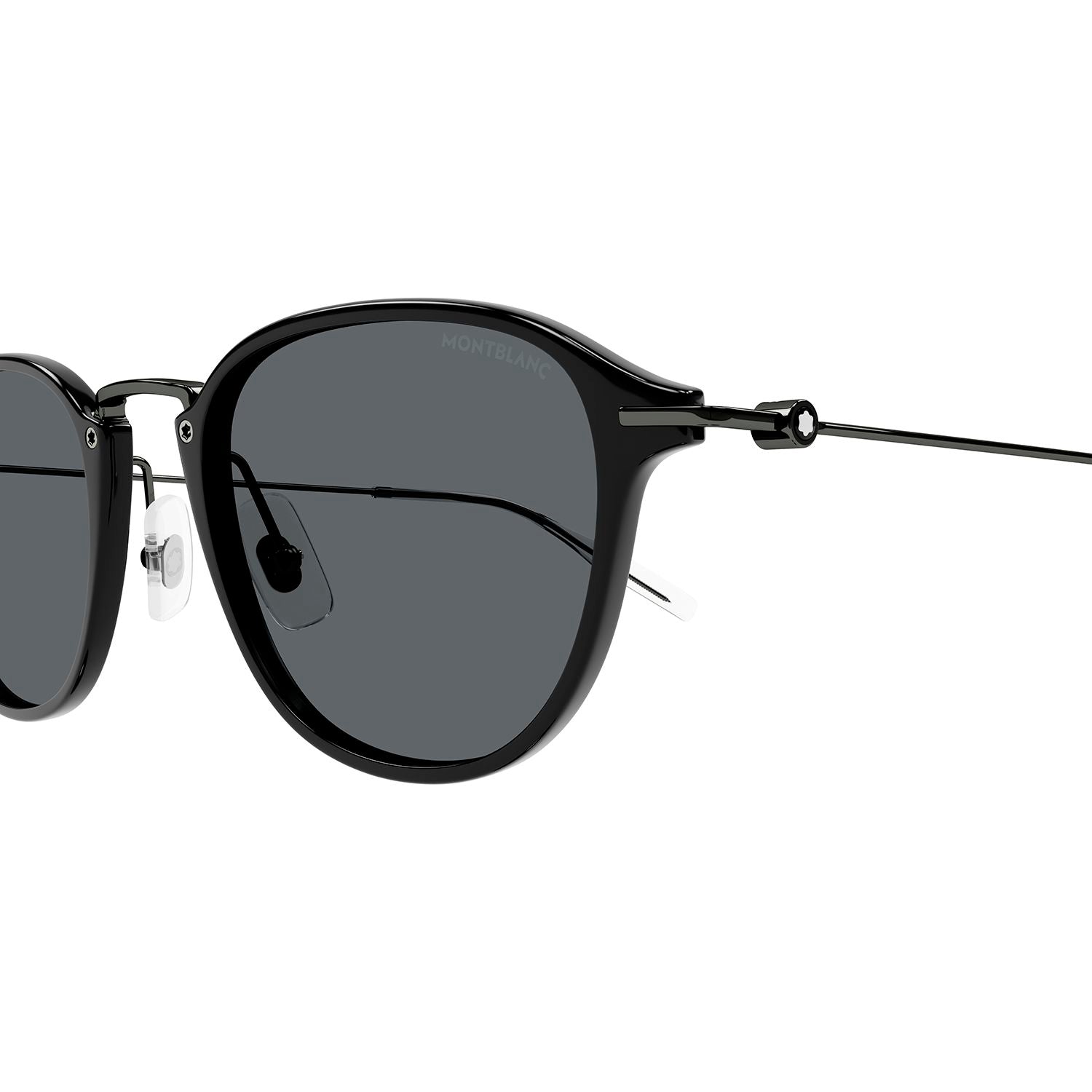 MB0155S Black injection Sunglasses - Shiny Black