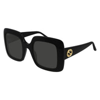 GG0896S Black recycled acetate Sunglasses - Shiny Black