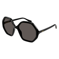CC0004S Black recycled acetate Sunglasses - Shiny Black