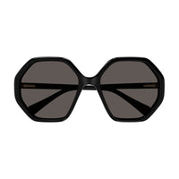 CC0004S Black recycled acetate Sunglasses - Shiny Black