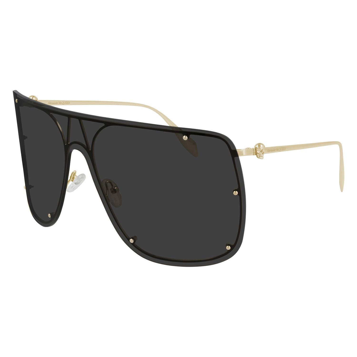 AM0313S Gold metal Sunglasses - Shiny Gold