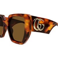 GG0956S Havana recycled acetate Sunglasses - Shiny Havana