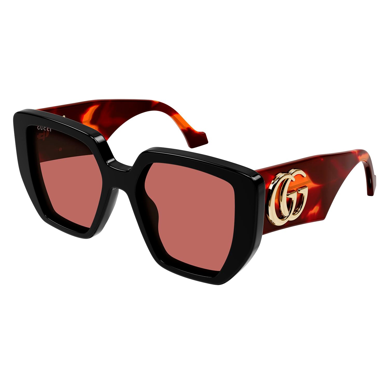 GG0956S Black recycled acetate Sunglasses - Shiny Black