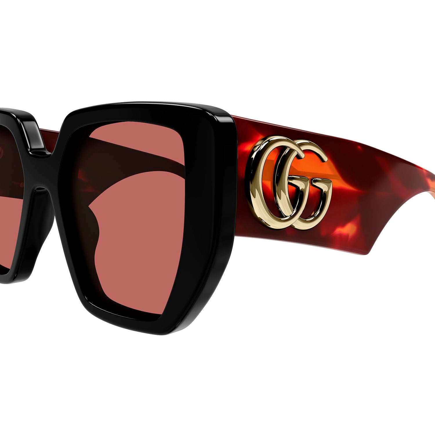 GG0956S Black recycled acetate Sunglasses - Shiny Black