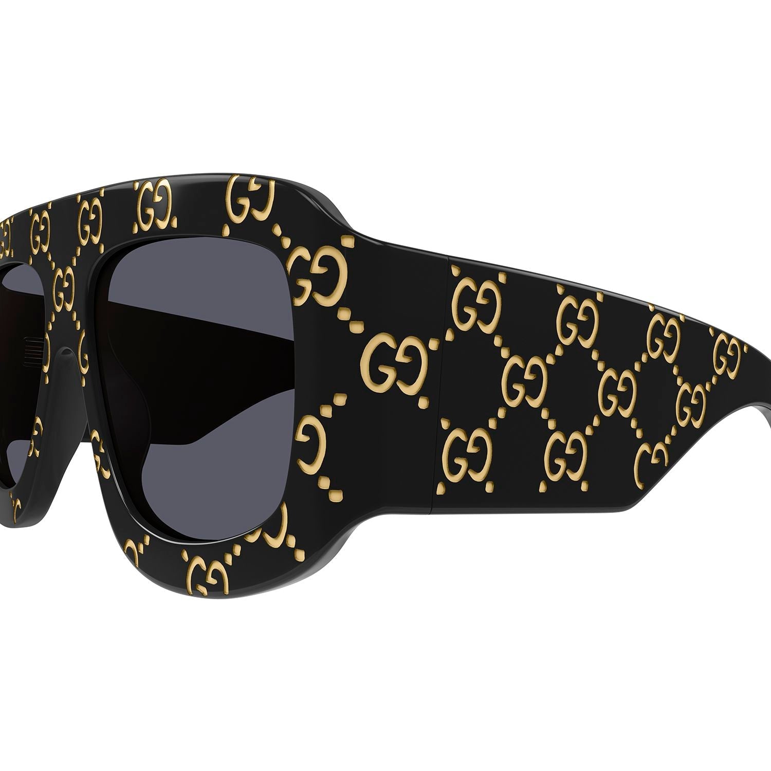 GG0983S Black recycled acetate Sunglasses - Shiny Black