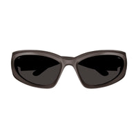 BB0157S Grey bio injection Sunglasses - Shiny Solid Metallic & Warm Grey
