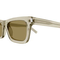 SL 461 Betty Beige recycled acetate Sunglasses - Shiny Transparent Beige