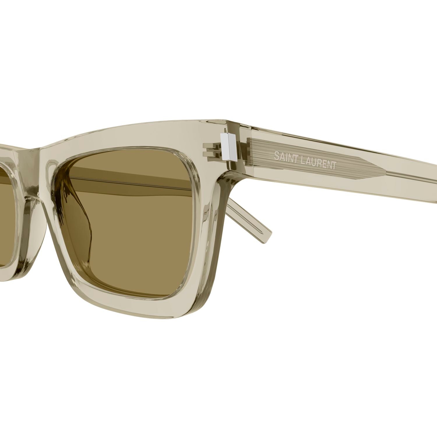 SL 461 Betty Beige recycled acetate Sunglasses - Shiny Transparent Beige