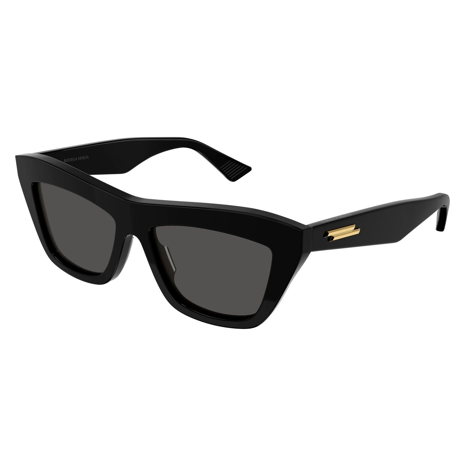 BV1121S Black recycled acetate Sunglasses - Shiny Black