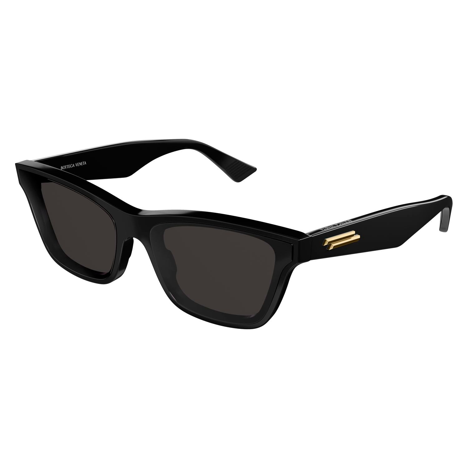 BV1119S Black recycled acetate Sunglasses - Shiny Black