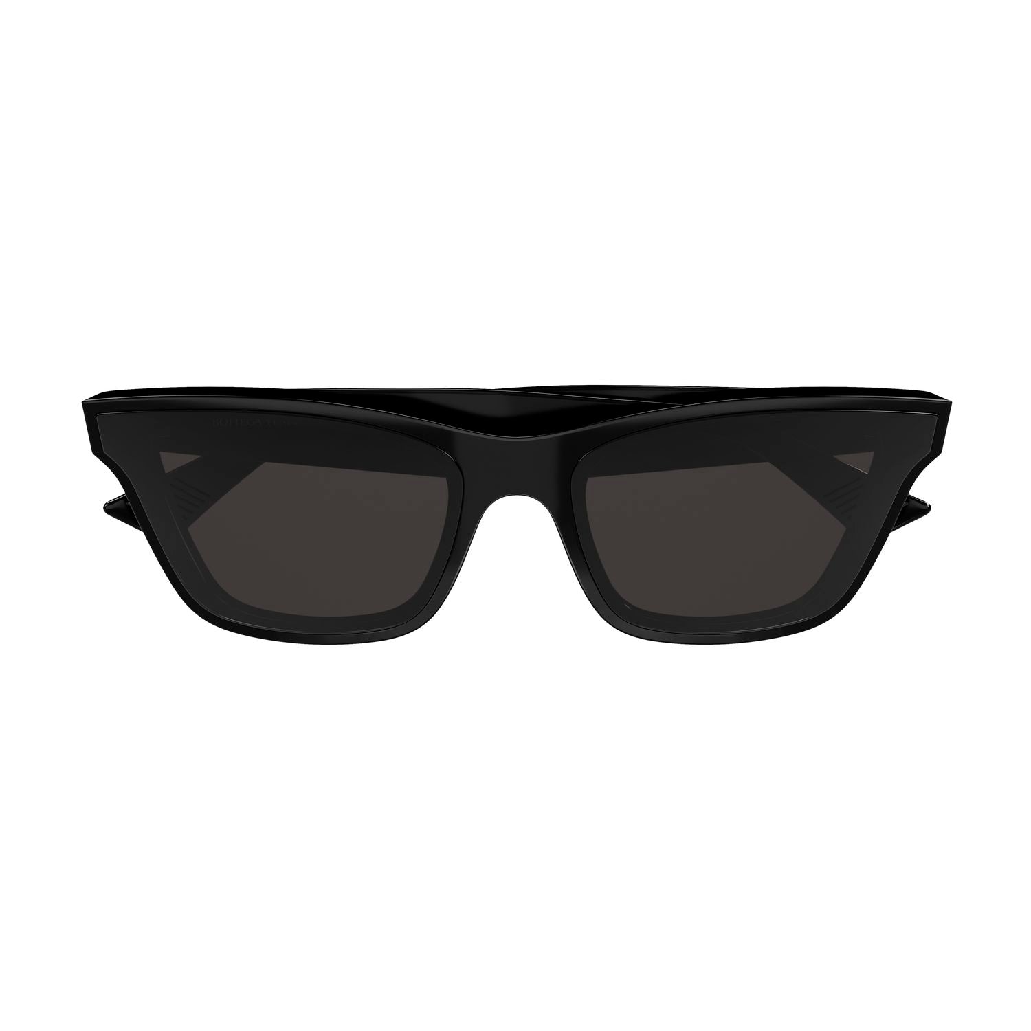 BV1119S Black recycled acetate Sunglasses - Shiny Black
