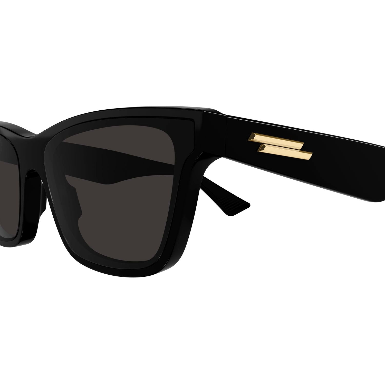 BV1119S Black recycled acetate Sunglasses - Shiny Black