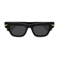 BV1122S Black recycled acetate Sunglasses - Shiny Black