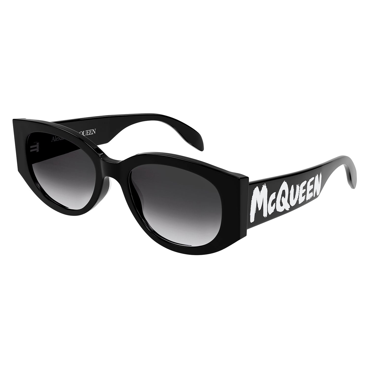 AM0330S Black recycled acetate Sunglasses - Shiny Black