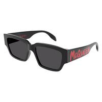 AM0329S Black recycled acetate Sunglasses - Shiny Black
