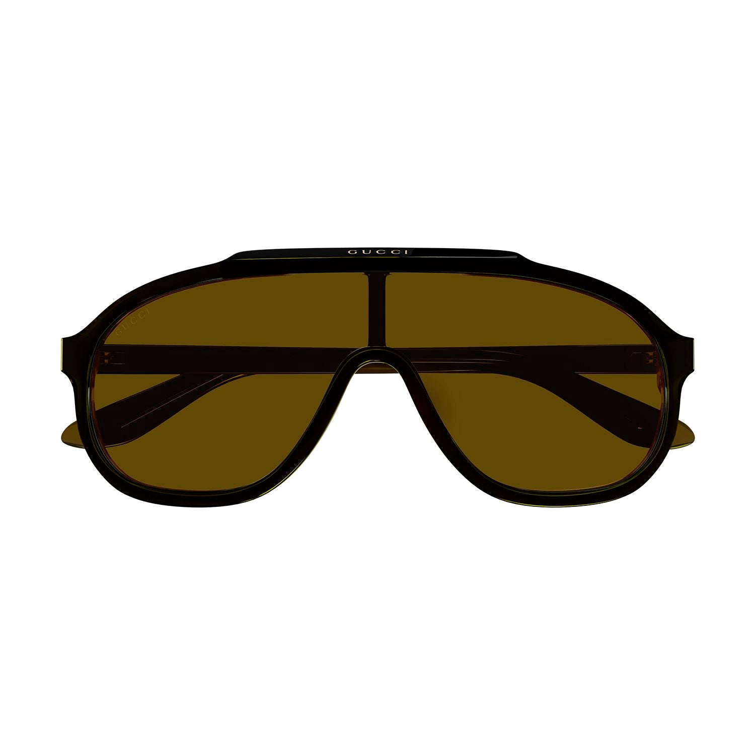 GG1038S Black acetate Sunglasses - Shiny Transparent Amber