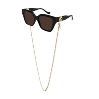 GG1023S Black injection Sunglasses - Shiny Black