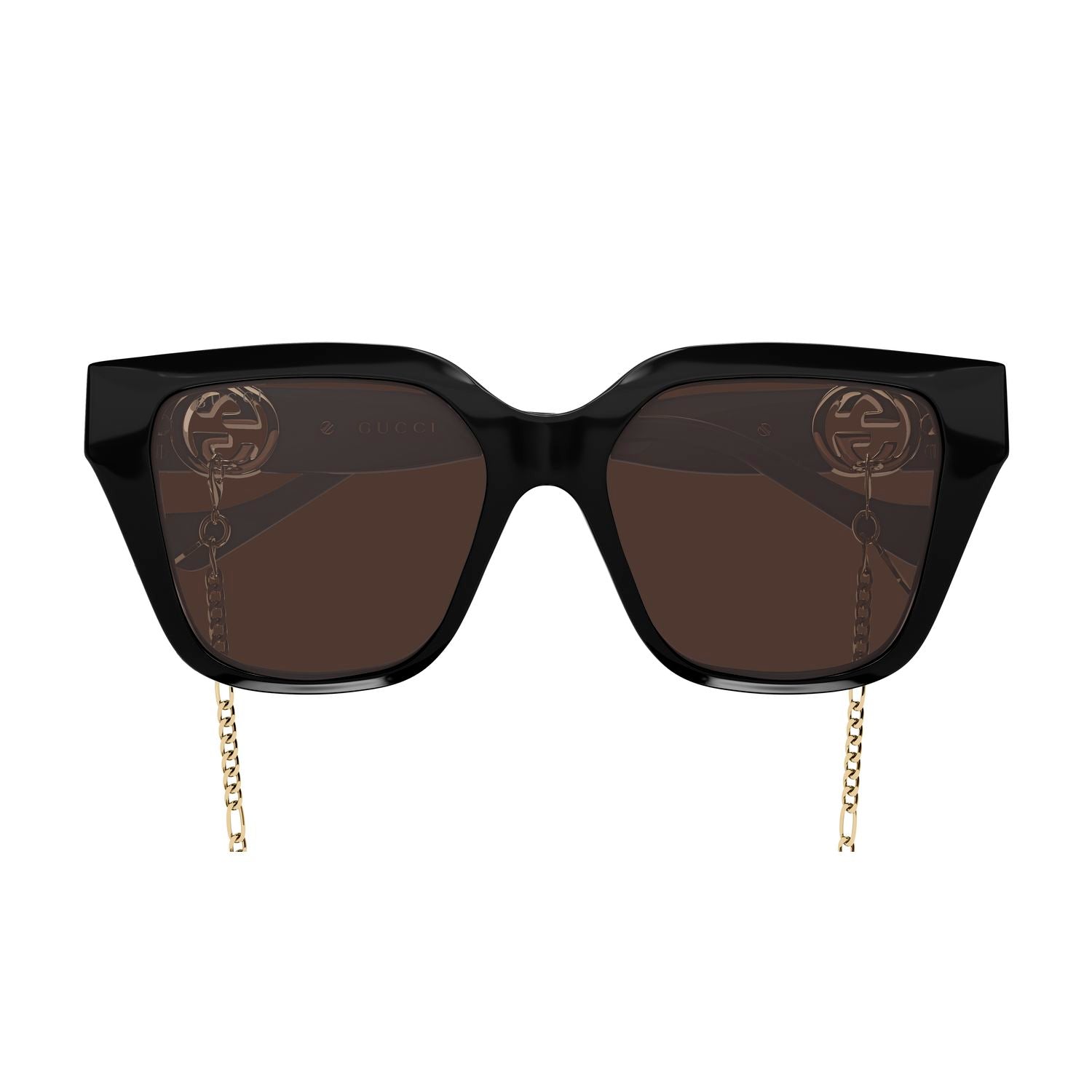 GG1023S Black injection Sunglasses - Shiny Black