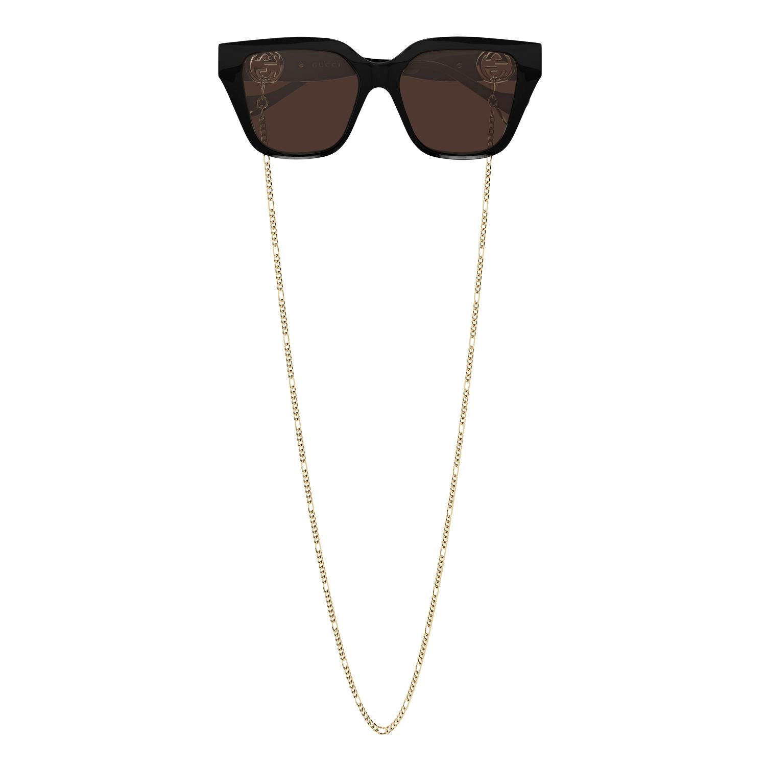 GG1023S Black injection Sunglasses - Shiny Black