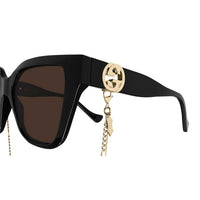 GG1023S Black injection Sunglasses - Shiny Black