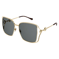 GG1020S Gold metal Sunglasses - Shiny Gold