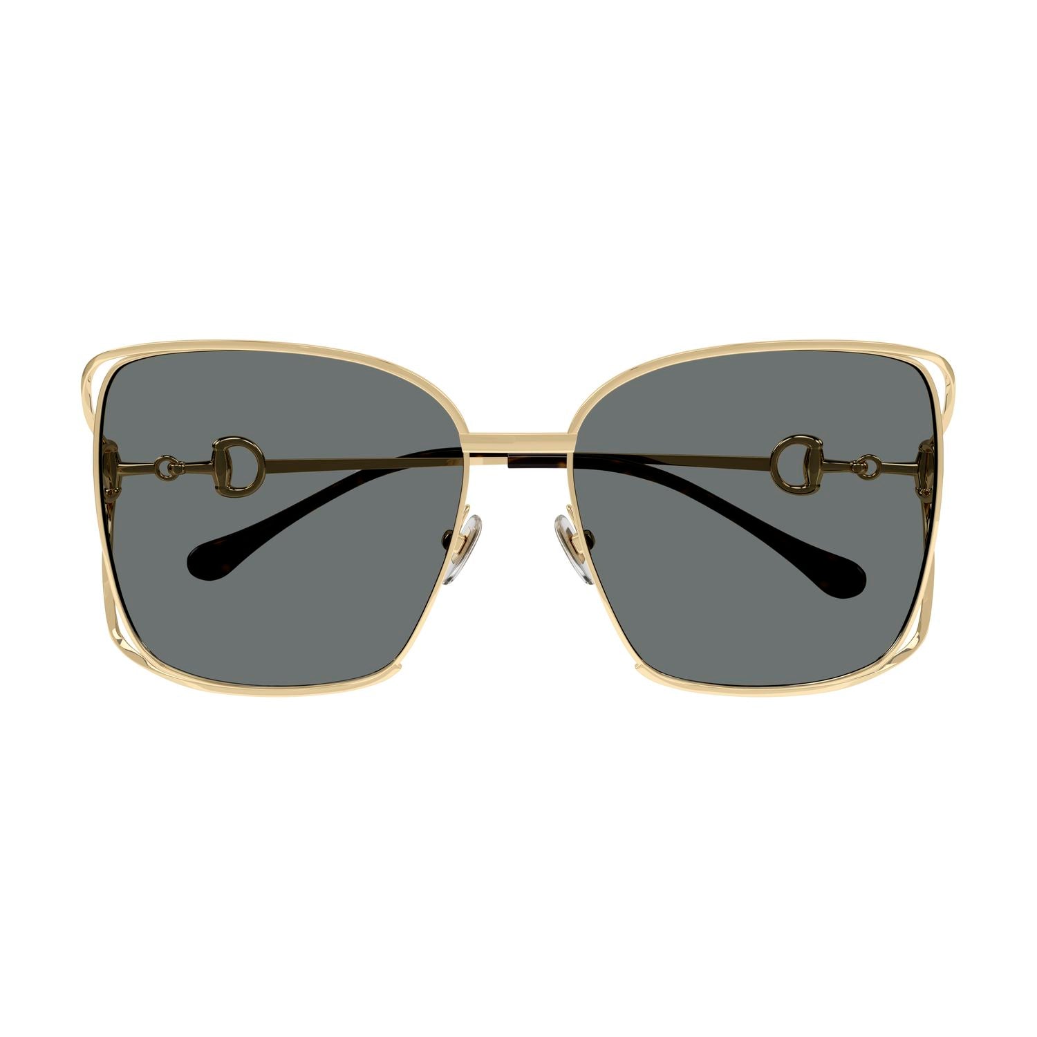 GG1020S Gold metal Sunglasses - Shiny Gold