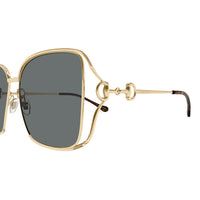 GG1020S Gold metal Sunglasses - Shiny Gold