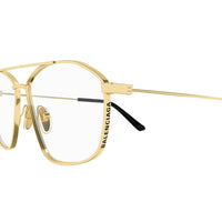 BB0199O Gold metal Optical Frames - Shiny Light Gold