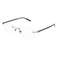 MB0221O Silver metal Optical Frames - Shiny Silver