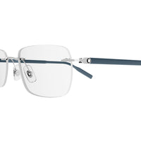 MB0221O Silver metal Optical Frames - Shiny Silver
