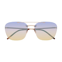 SL 309 Rimless Gold metal Sunglasses - Shiny Red Gold
