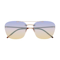 SL 309 Rimless Gold metal Sunglasses - Shiny Gold