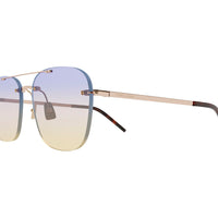 SL 309 Rimless Gold metal Sunglasses - Shiny Red Gold