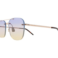SL 309 Rimless Gold metal Sunglasses - Shiny Gold