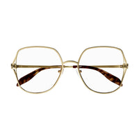AM0368O Gold metal Optical Frames - Shiny Light Gold