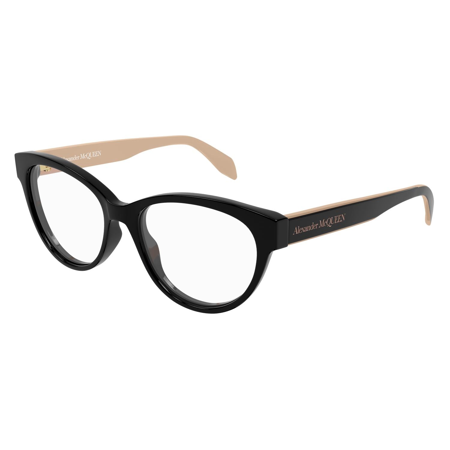 AM0359O Black recycled acetate Optical Frames - Shiny Black