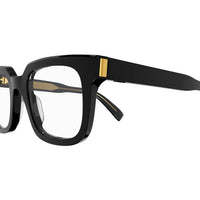 DU0032O Black recycled acetate Optical Frames - Shiny Solid Black