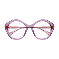 CC0011O Violet acetate Optical Frames - Shiny Transparent Violet