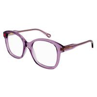 CC0013O Violet recycled acetate Optical Frames - Shiny Transparent Violet